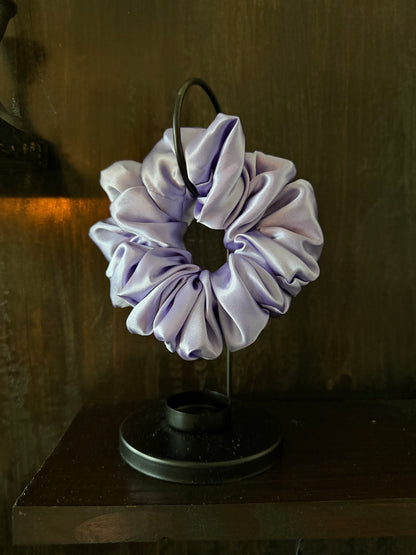 Dramatic Size Handmade Wilted Floral Scrunchie