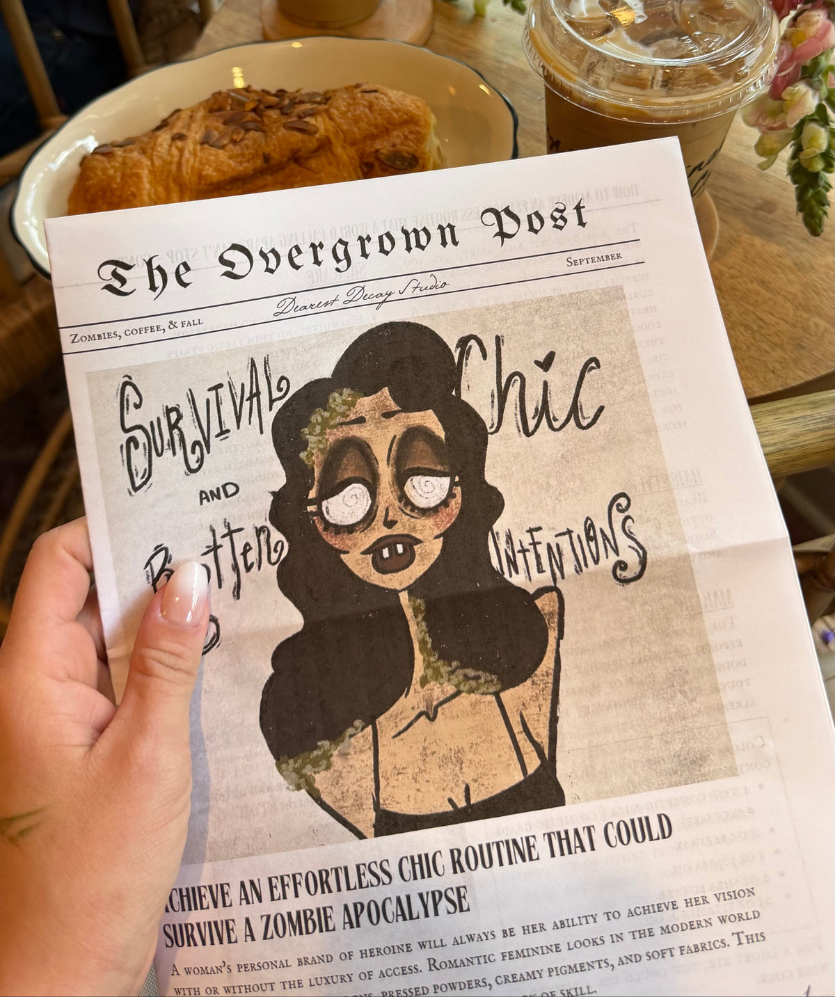 Monthly Newspaper Subscription of “The Overgrown Post”