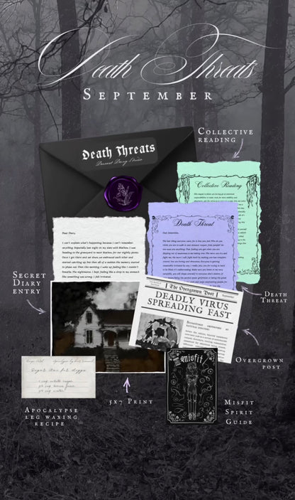 ( Current ) Death Threats | $15 Monthly Subscription